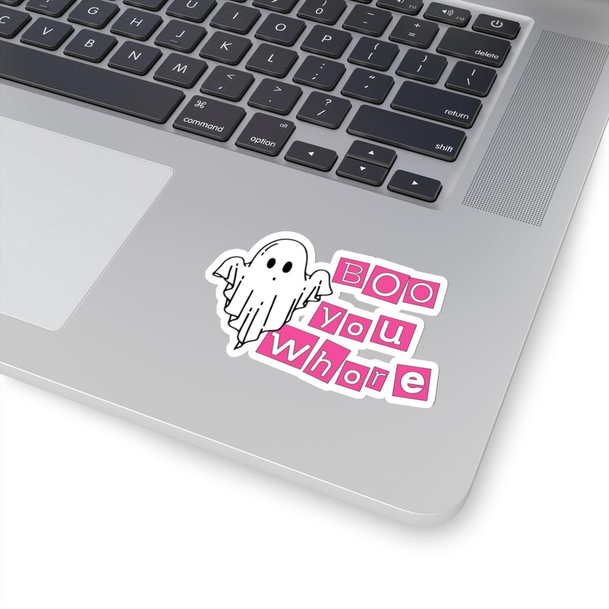 Boo You Whore Halloween Kiss-Cut Stickers