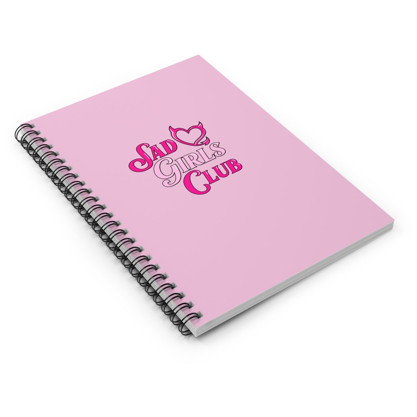 Sad Girls Club Spiral Notebook - Ruled Line