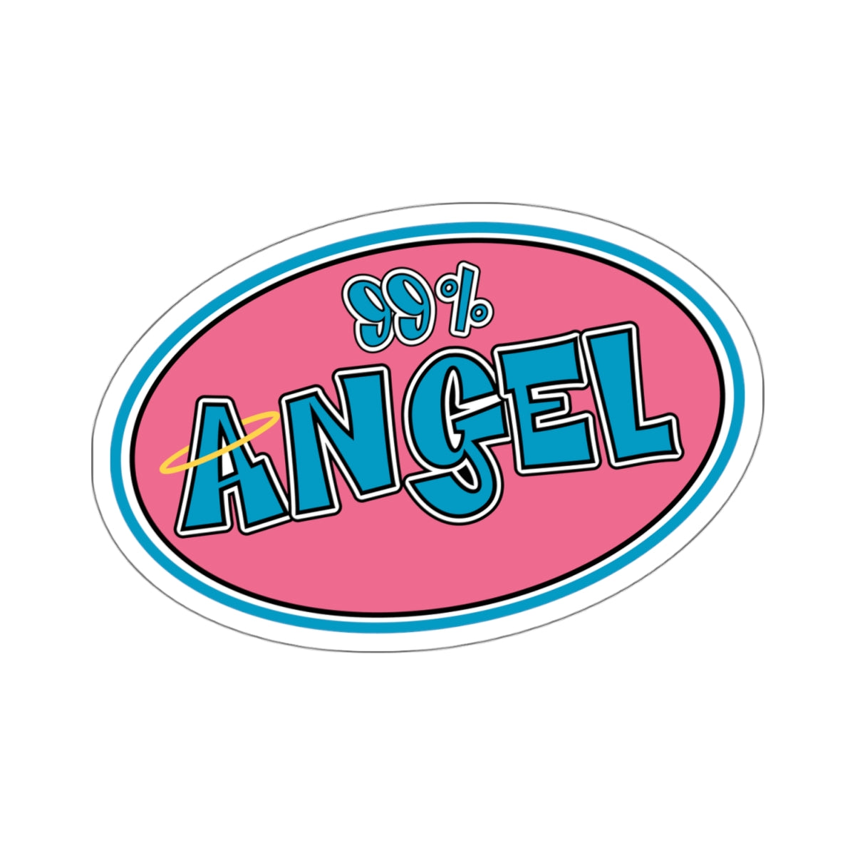 99% Angel Sticker