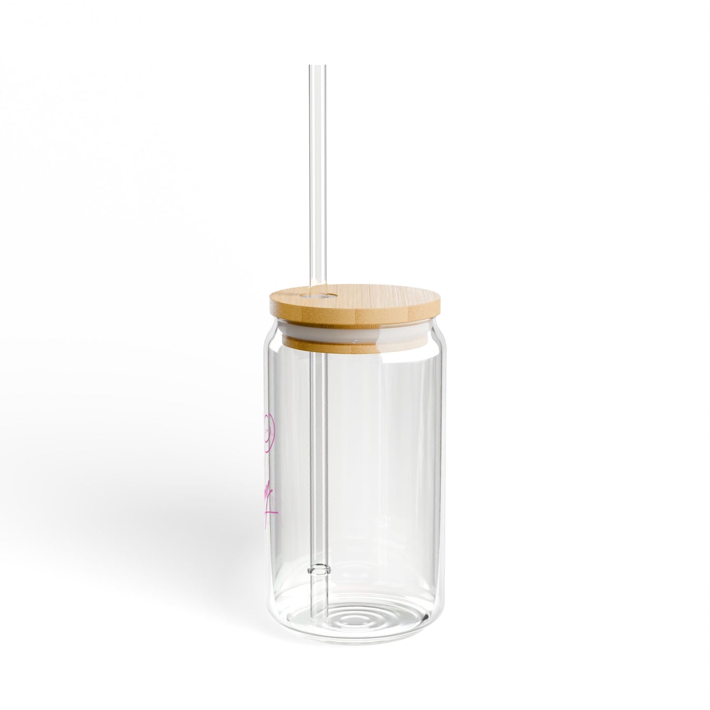 Cup of Happy Sipper Glass, 16oz