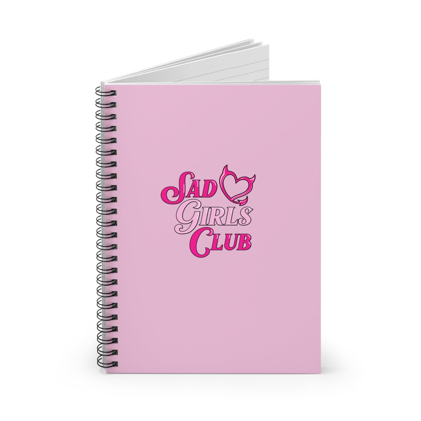 Sad Girls Club Spiral Notebook - Ruled Line