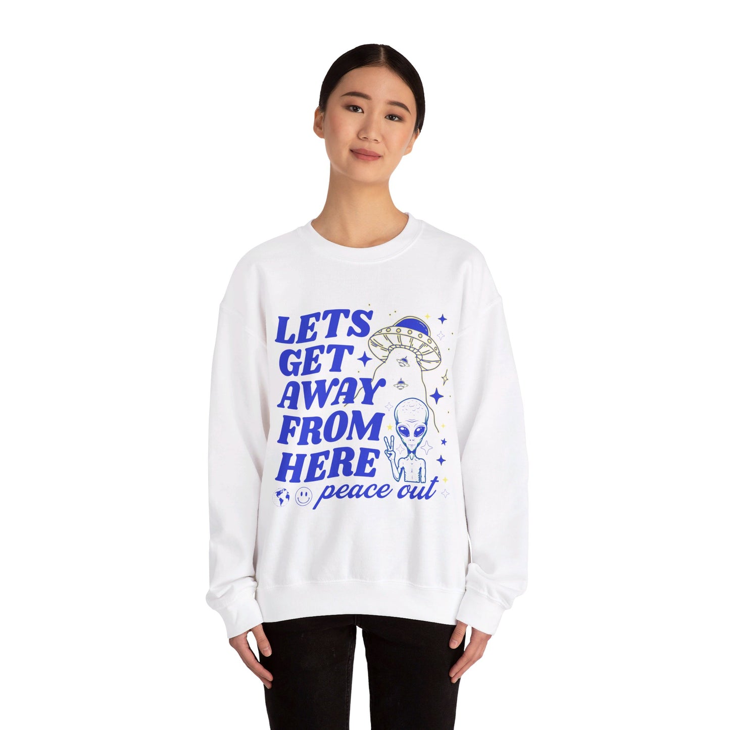 Get Away From Here Sweatshirt Unisex Heavy Blend™ Crewneck Sweatshirt