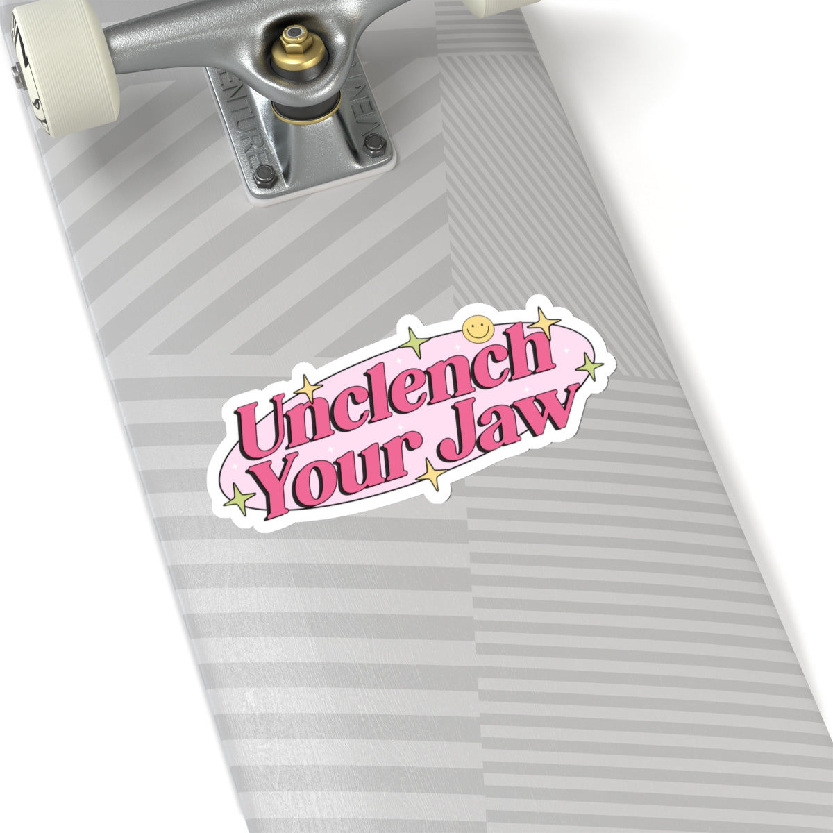 Unclench Your Jaw Stickers