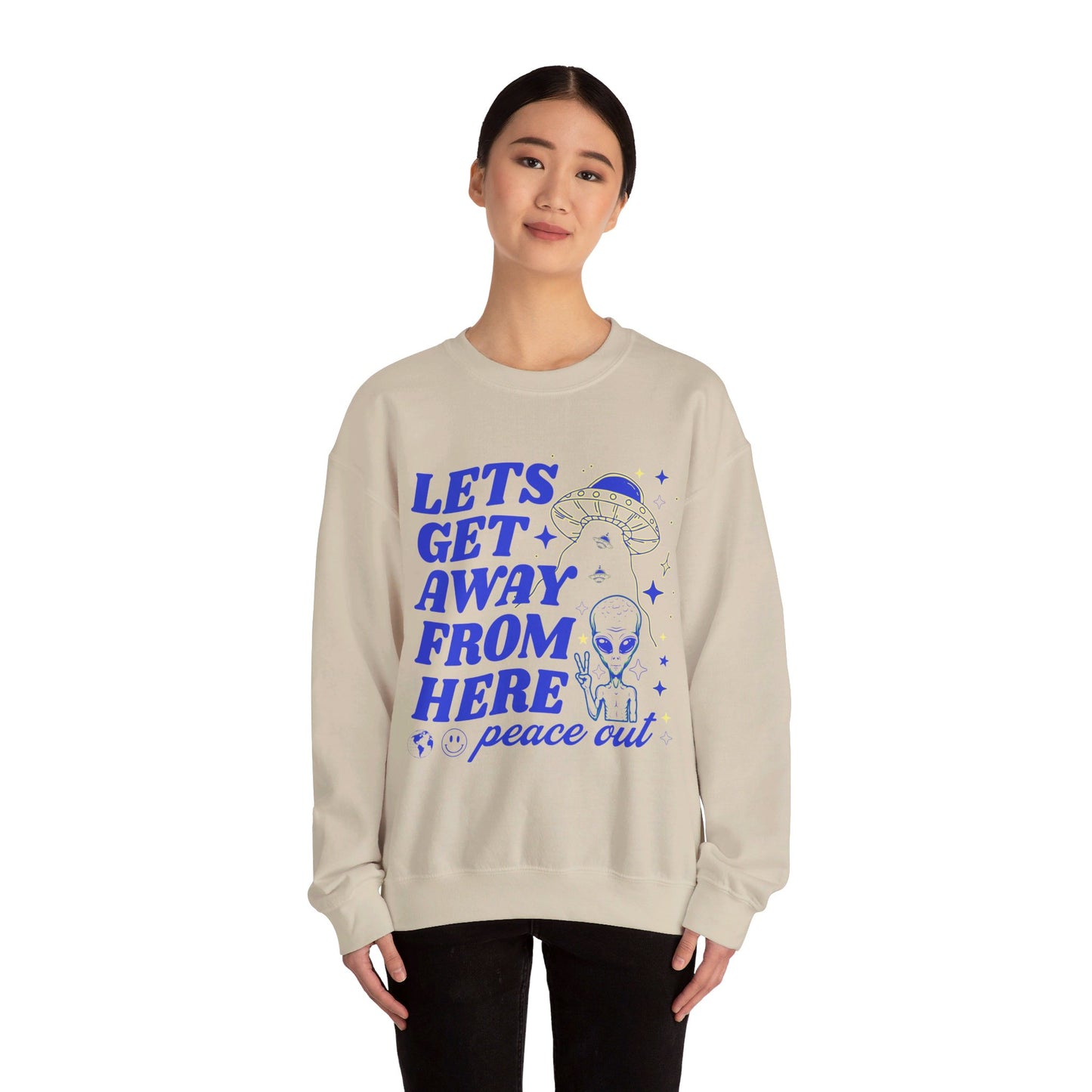 Get Away From Here Sweatshirt Unisex Heavy Blend™ Crewneck Sweatshirt
