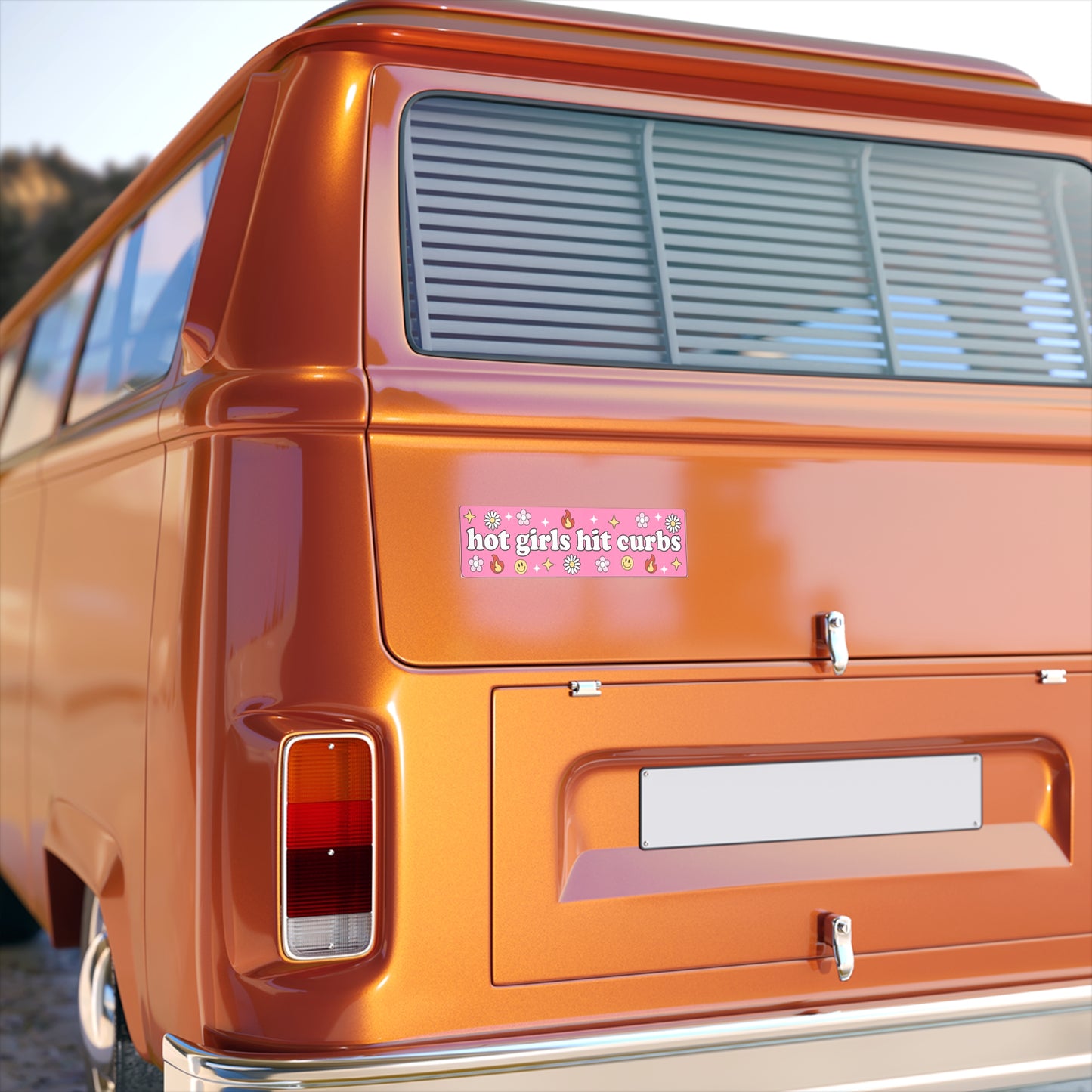 Hot Girls Hit Curbs Bumper Stickers