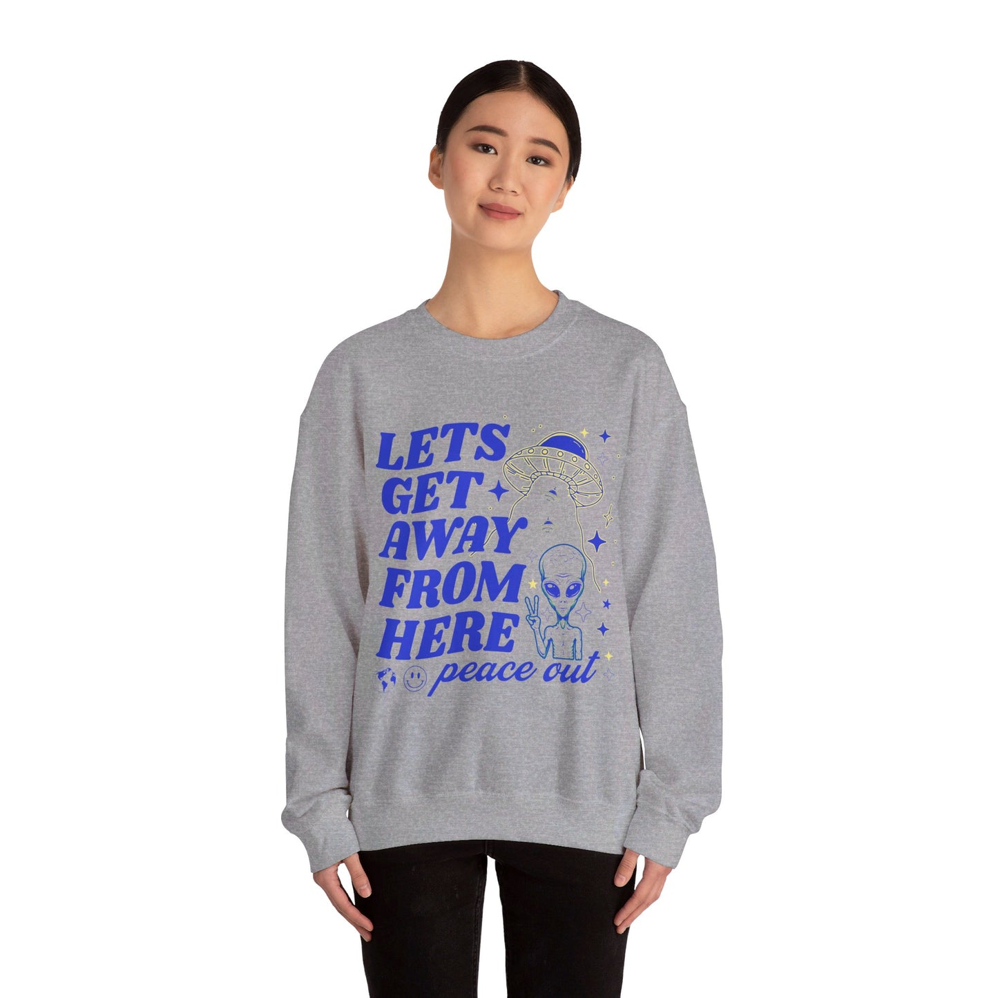 Get Away From Here Sweatshirt Unisex Heavy Blend™ Crewneck Sweatshirt