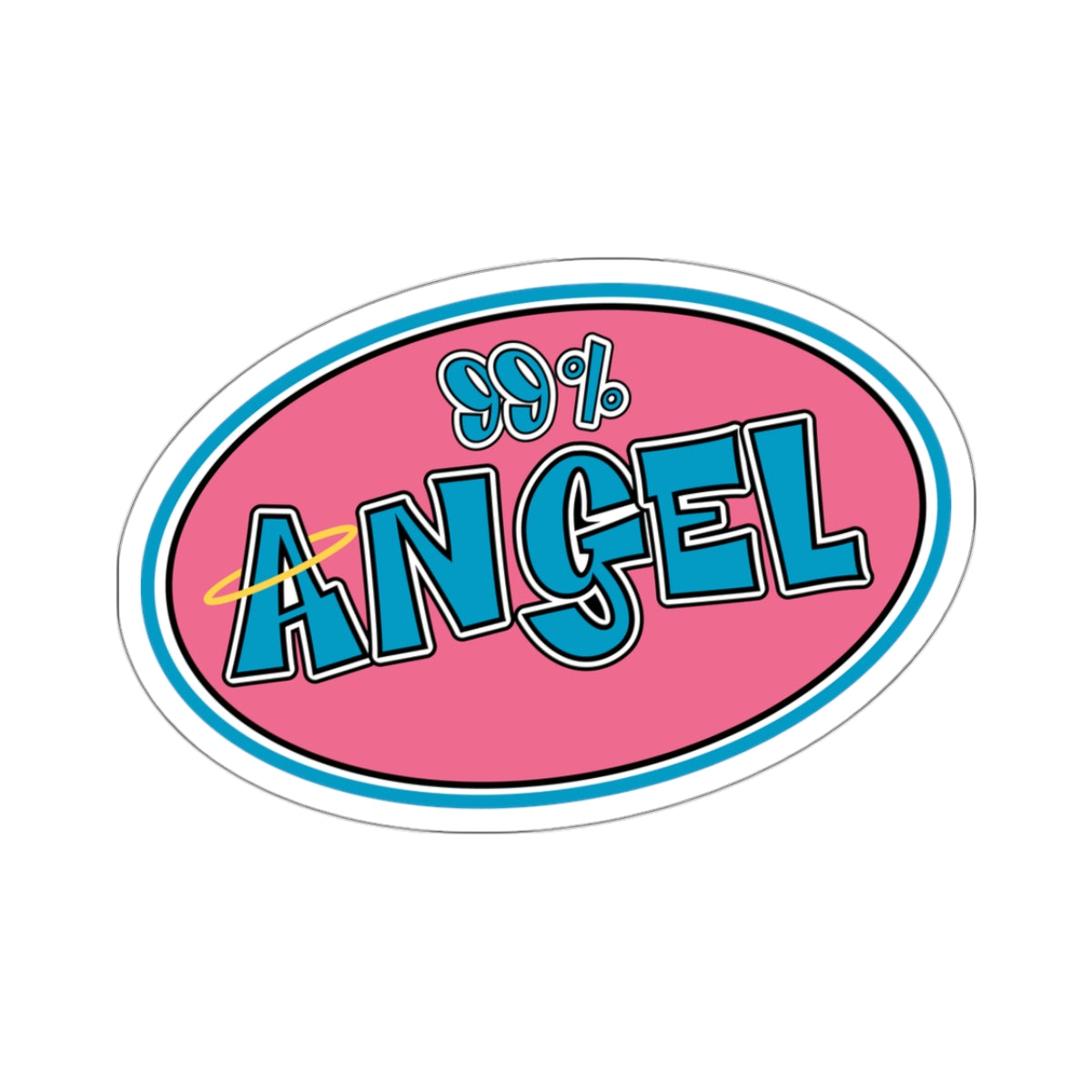 99% Angel Sticker