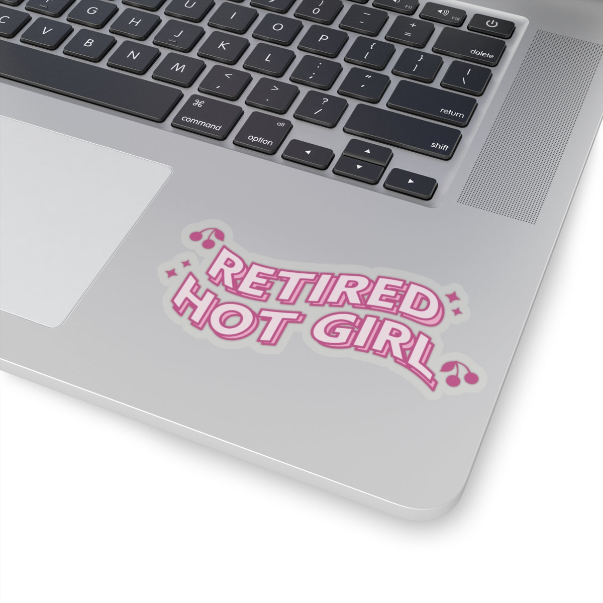 Retire Hot Girl Kiss-Cut Stickers