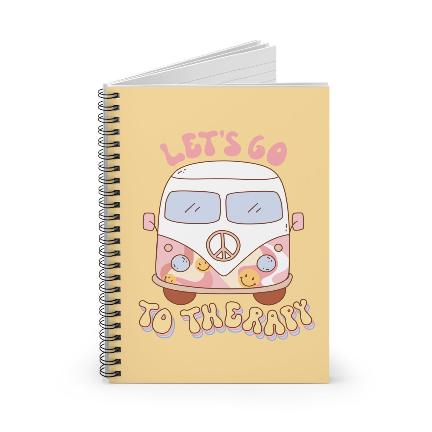 Let's Go To Therapy Spiral Notebook - Ruled Line