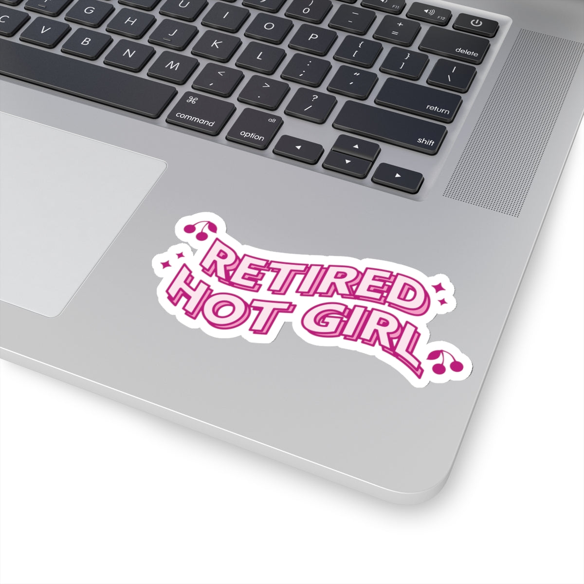 Retire Hot Girl Kiss-Cut Stickers