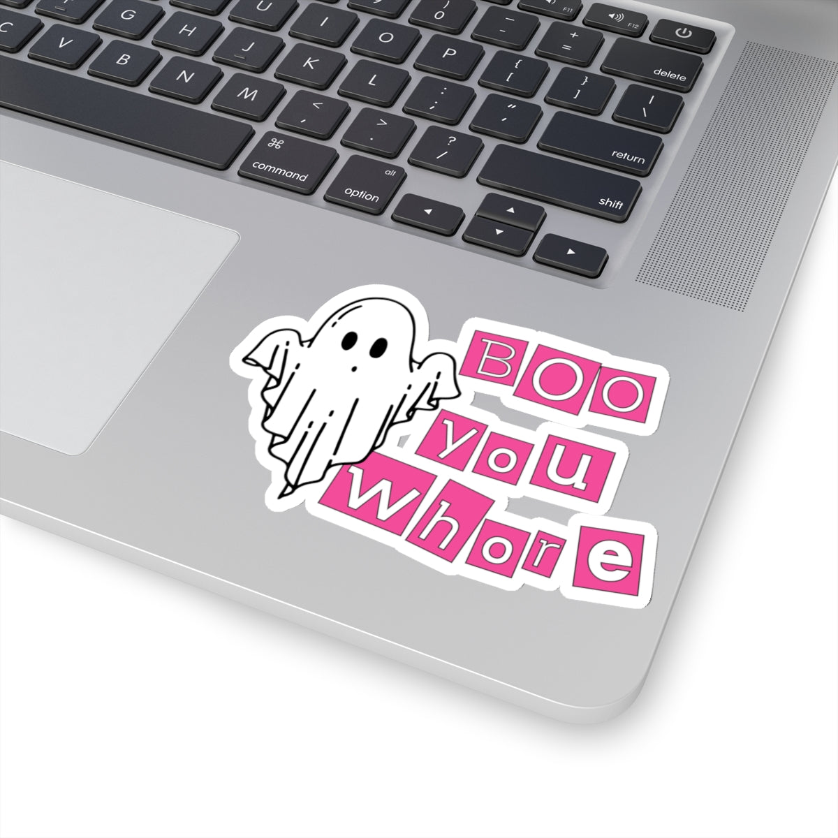 Boo You Whore Halloween Kiss-Cut Stickers