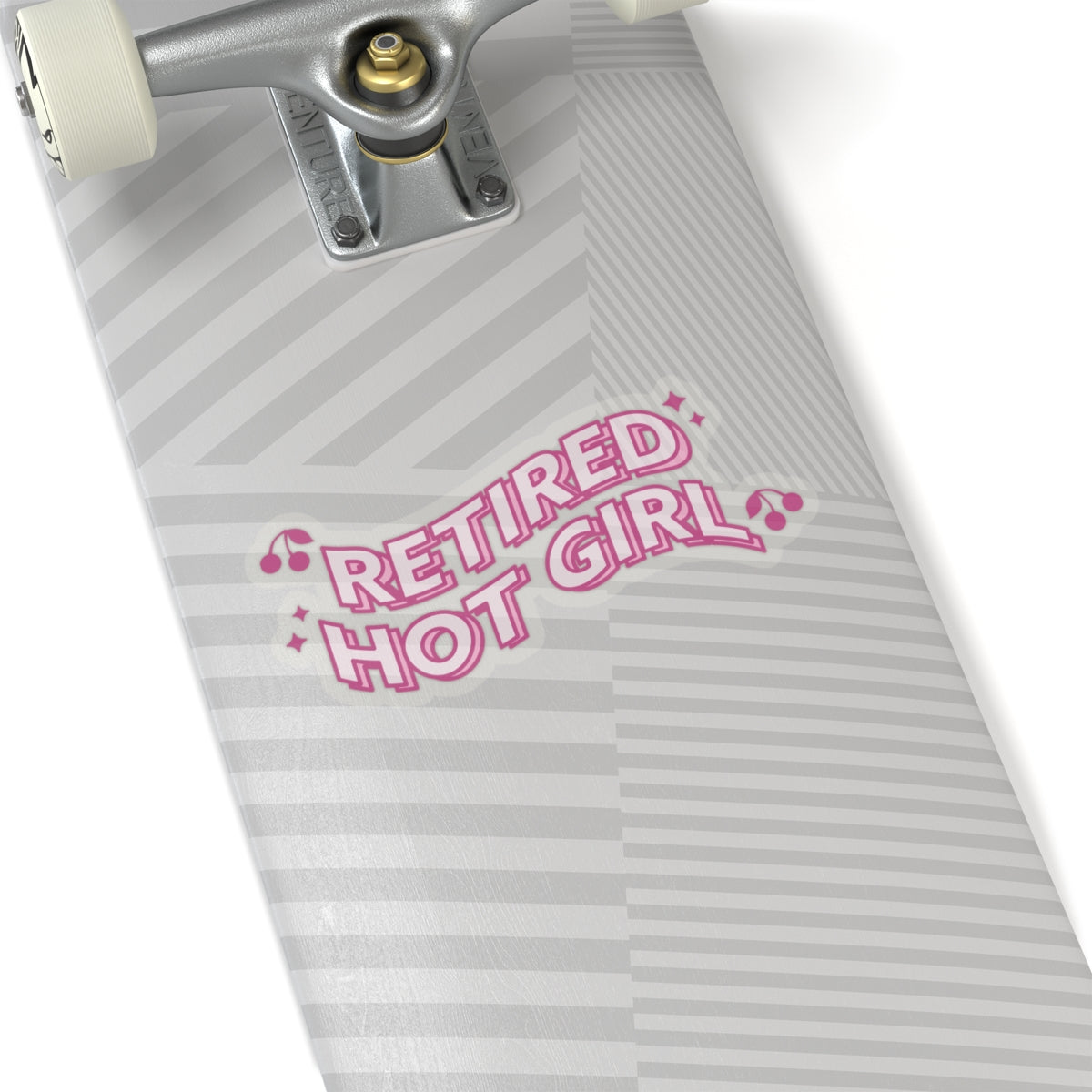 Retire Hot Girl Kiss-Cut Stickers