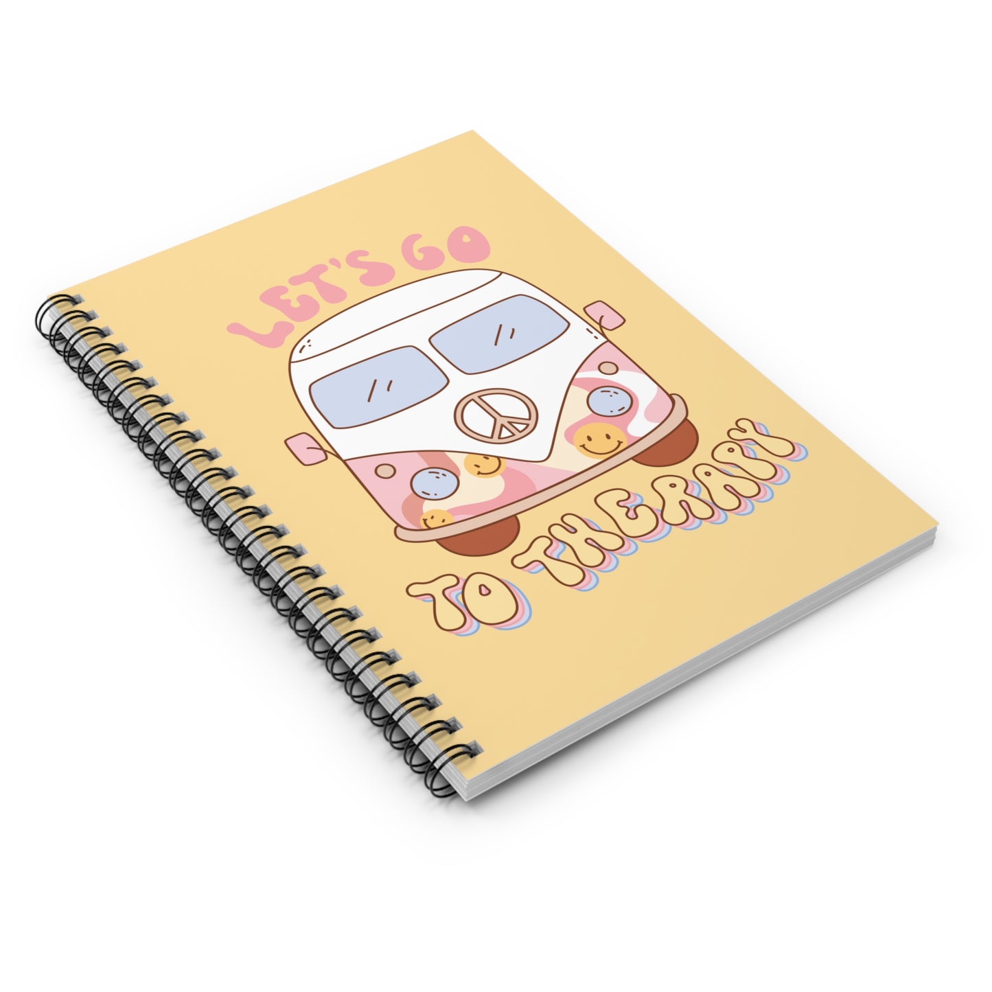 Let's Go To Therapy Spiral Notebook - Ruled Line