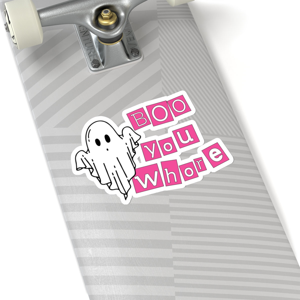 Boo You Whore Halloween Kiss-Cut Stickers