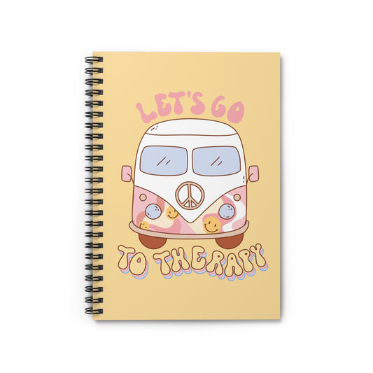 Let's Go To Therapy Spiral Notebook - Ruled Line