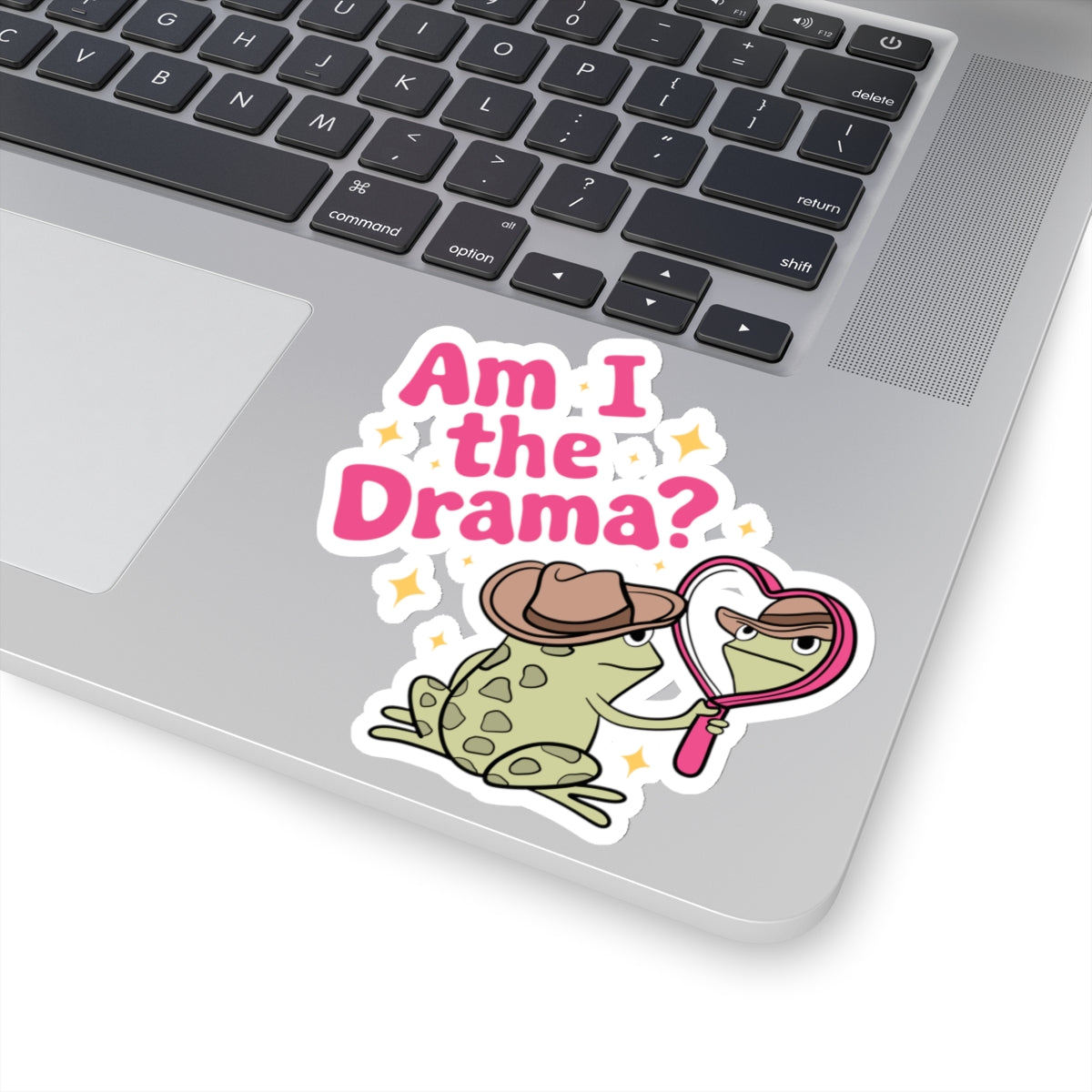 Am I The Drama Frog Kiss-Cut Stickers