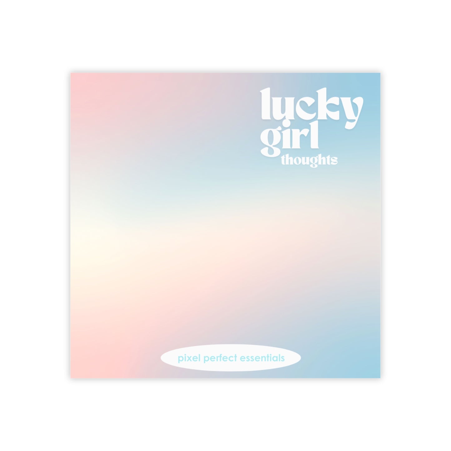 Lucky Girl Thoughts Post-it® Note Pads