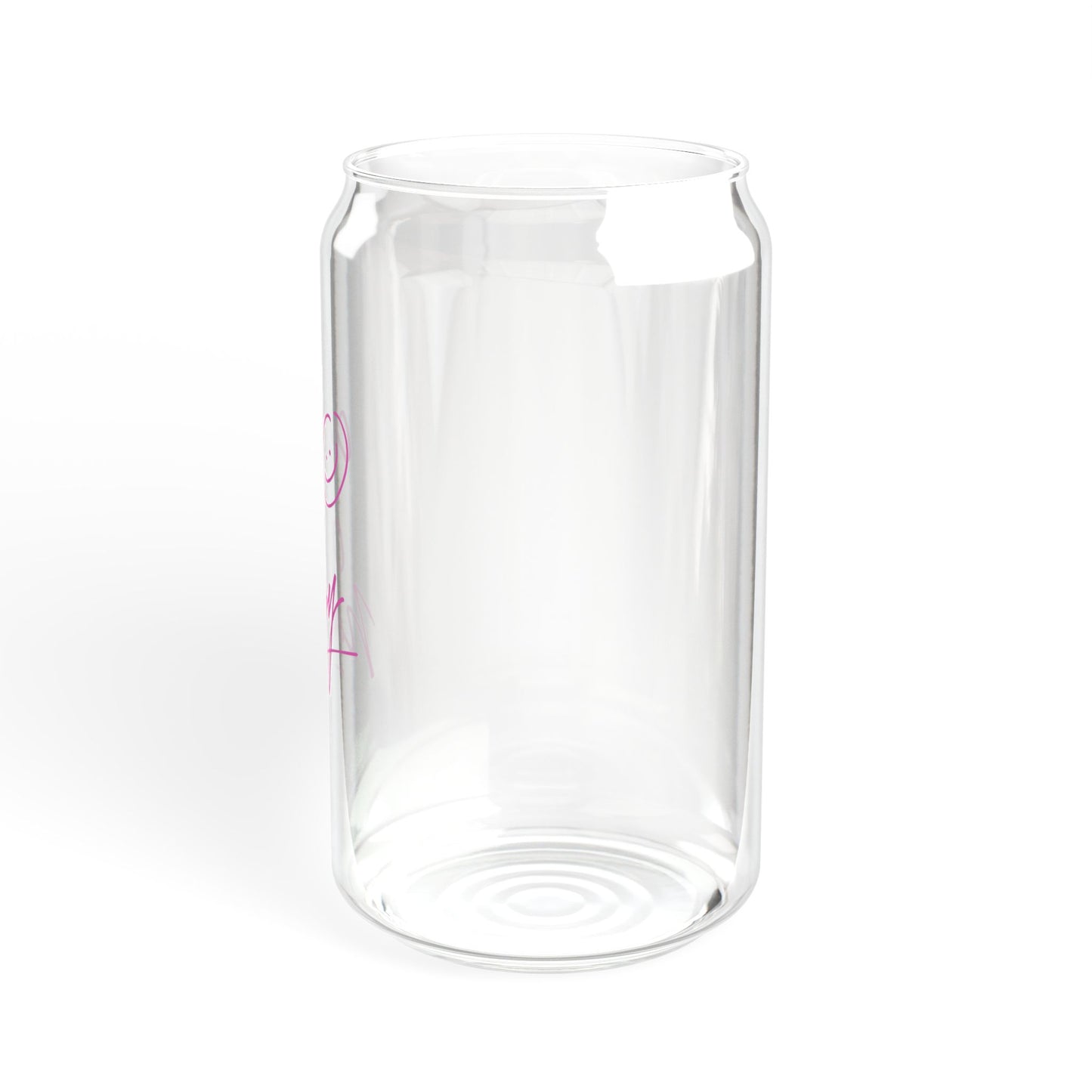 Cup of Happy Sipper Glass, 16oz