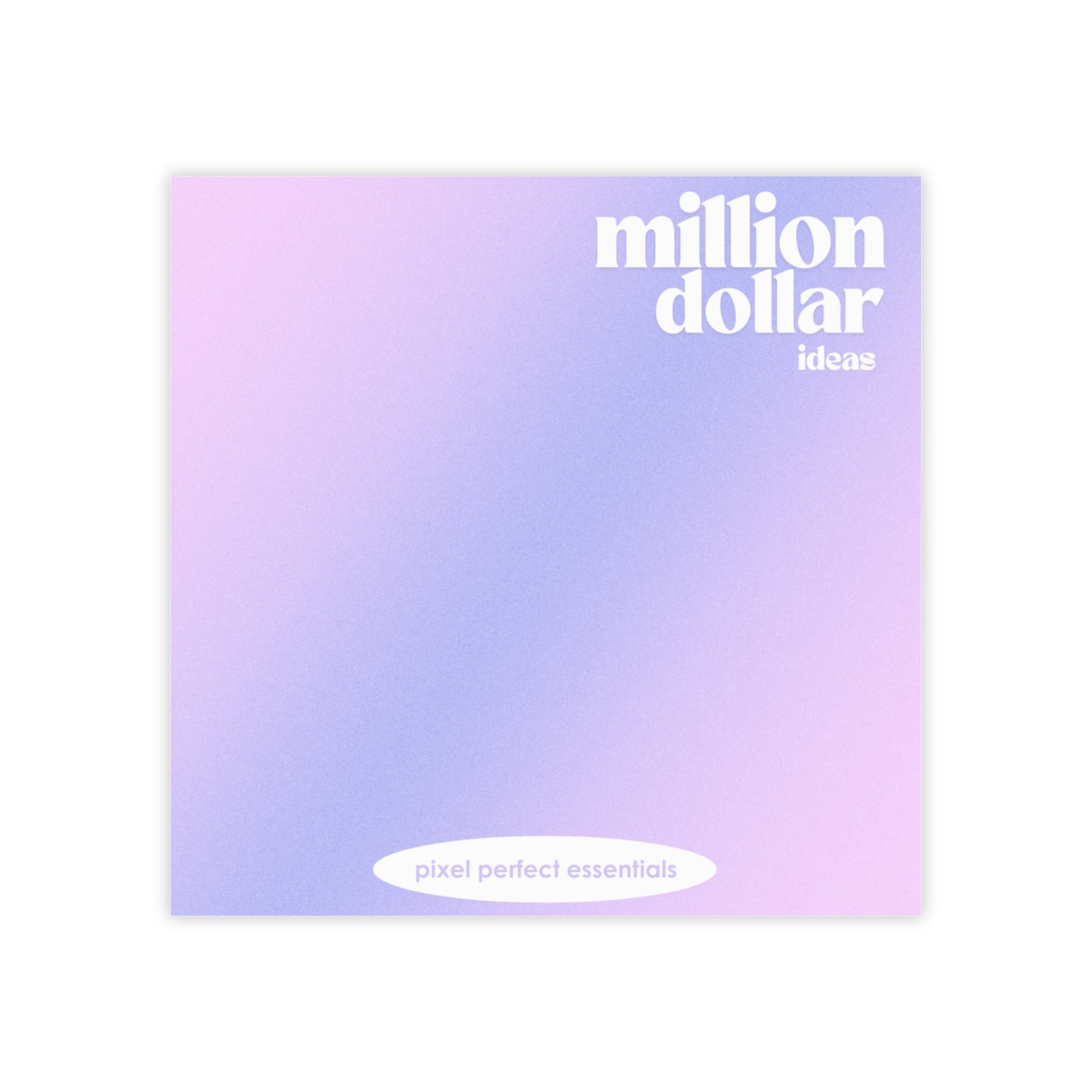 Million Dollar Ideas Post-it® Note Pads