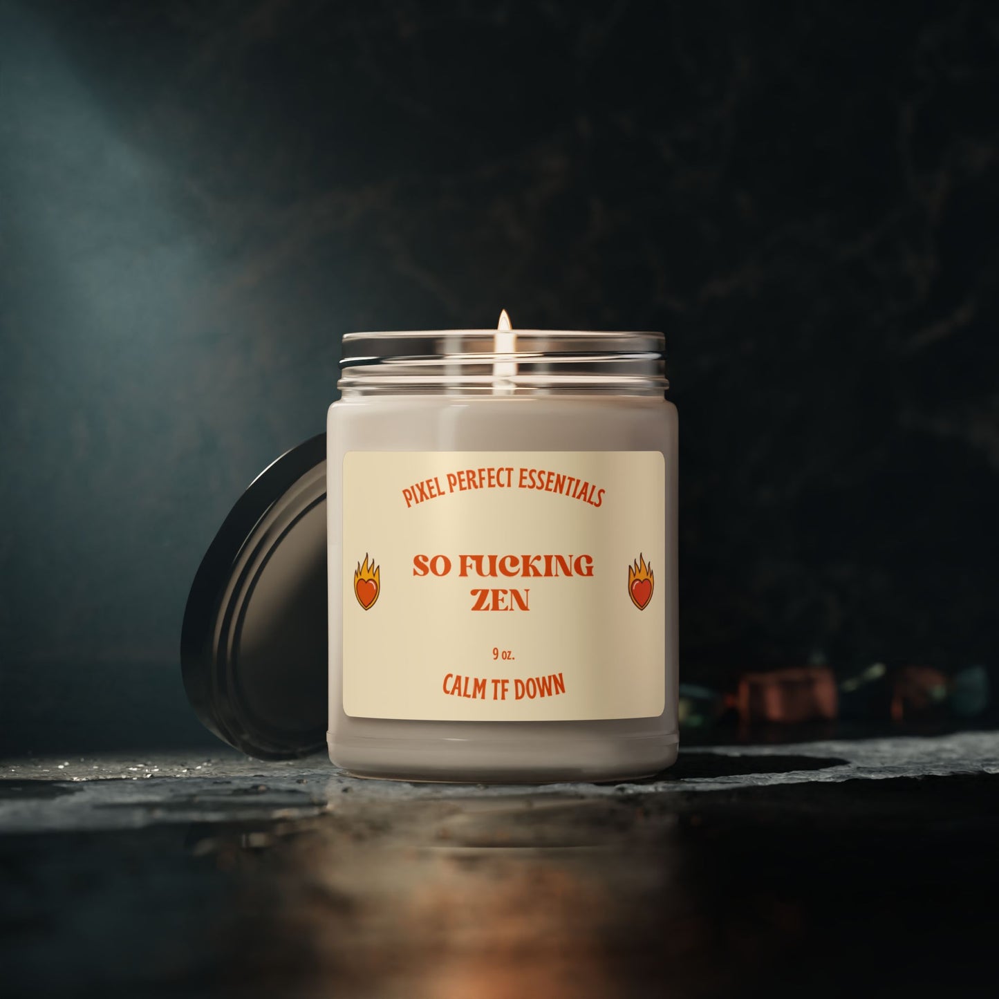 So Fucking Zen Scented Soy Candle, 9oz