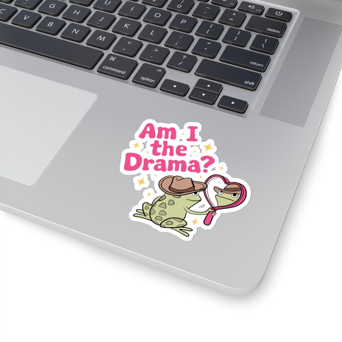 Am I The Drama Frog Kiss-Cut Stickers